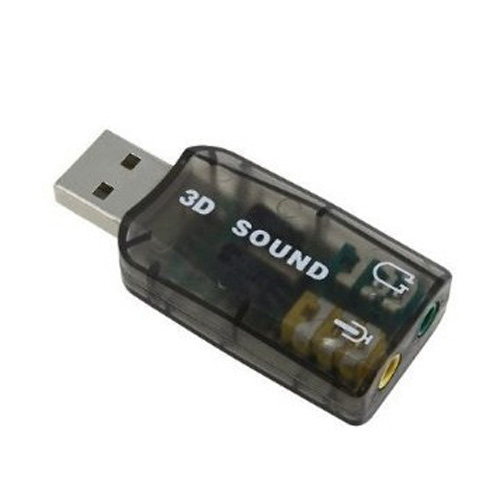 USB サウンドアダプター　3.5mm マイク＆ヘッドフォン・スピーカー