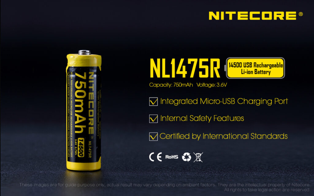 NITECORE NL1475R (750mAh)-1