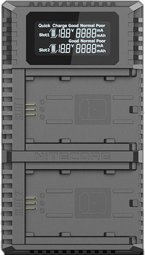 NITECORE USN4 PRO Sony FZ-100対応 デュアルバッテリーチャージャー