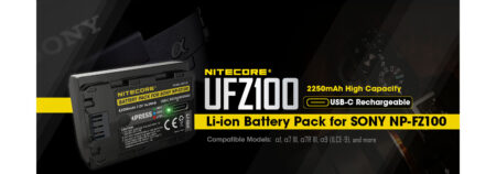 NITECORE UFZ100 Type-Cダイレクト充電バッテリー NP-FZ100互換 