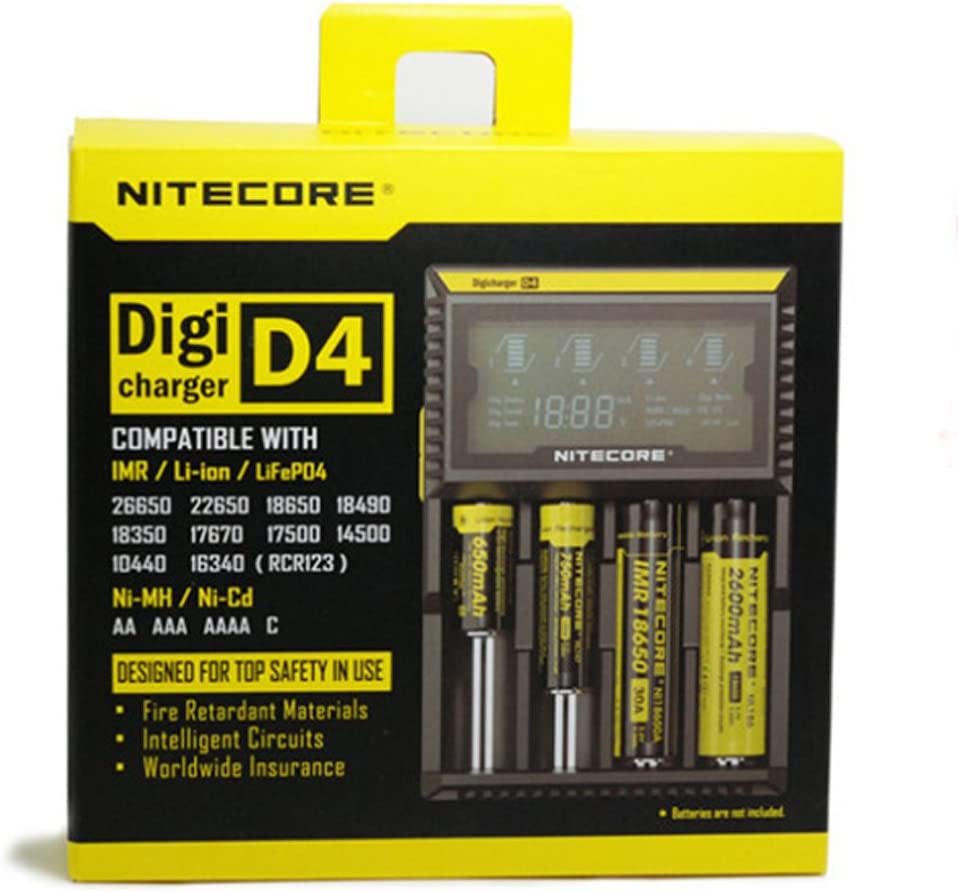 NITECORE D4 全自動デジタル/マルチ充電器