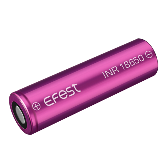 Efest INR 18650 2600mAh 25A flat top 1本 LEDフラッシュライト DIY ダイビングライト 電子工作 バッテリー 充電池