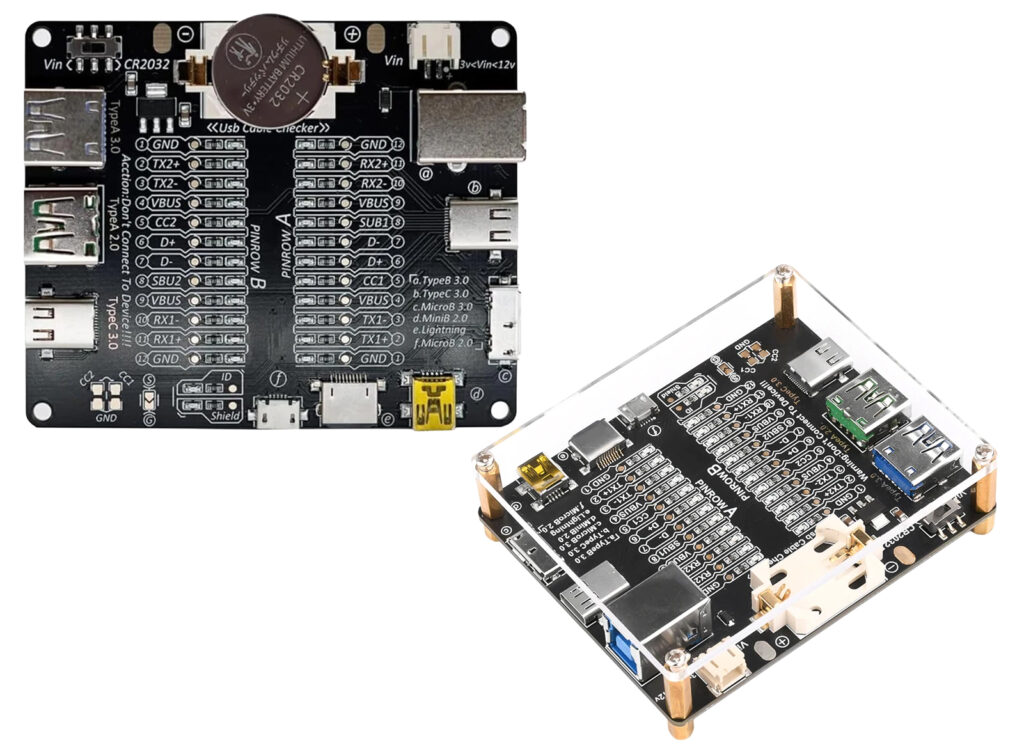 マルチUSB結線チェッカーボード3.0 | 究極のケーブル診断ツール | 全種USB端子対応
