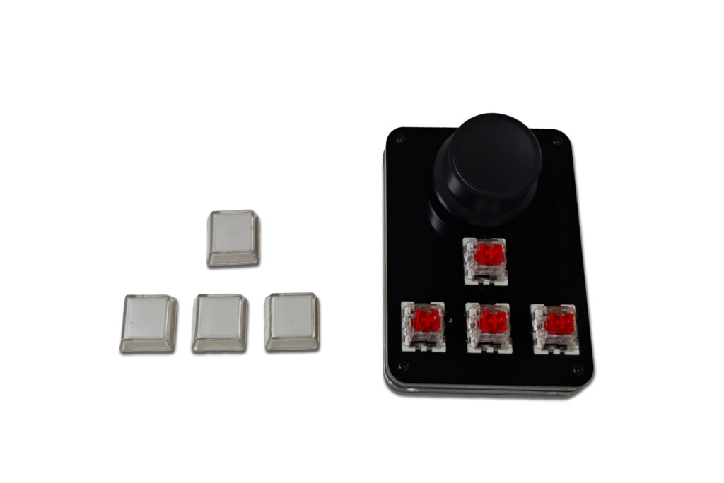 【送料無料】USB  4キー + 回転ノブ カスタムキーキャップモデル プログラマブル キーボード Mac/Win対応-10
