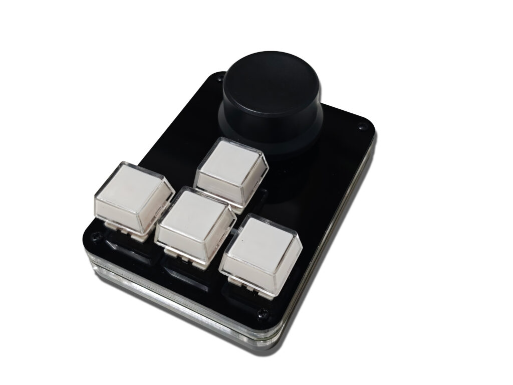 【送料無料】USB  4キー + 回転ノブ カスタムキーキャップモデル プログラマブル キーボード Mac/Win対応-7